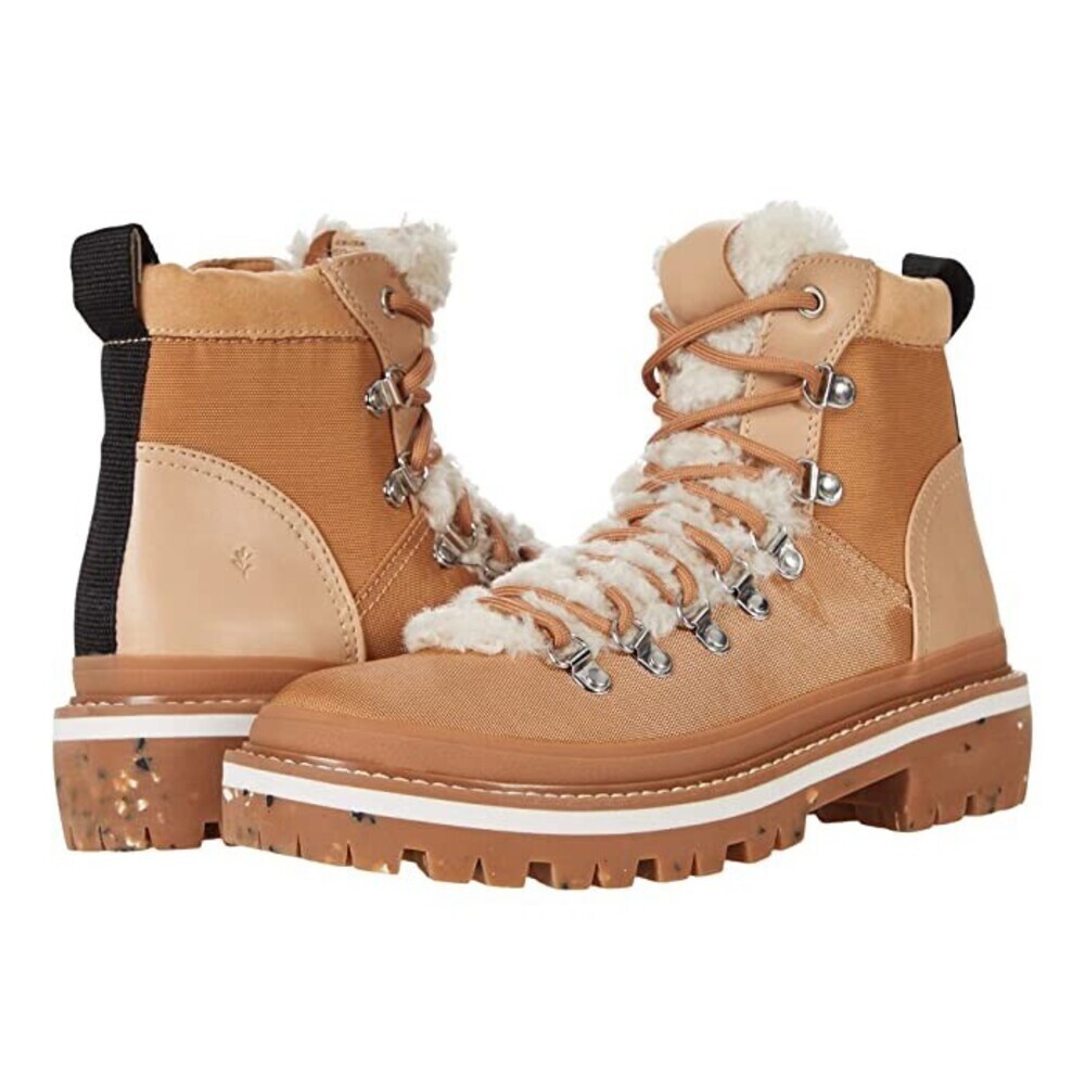 Cool Planet by Steve Madden Buni-F Boots Women's US 7.5 Brown Faux Fur JOBB187
